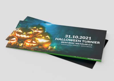 Einladung zum Halloween Tunier des BSSC Wetzlar e.V.